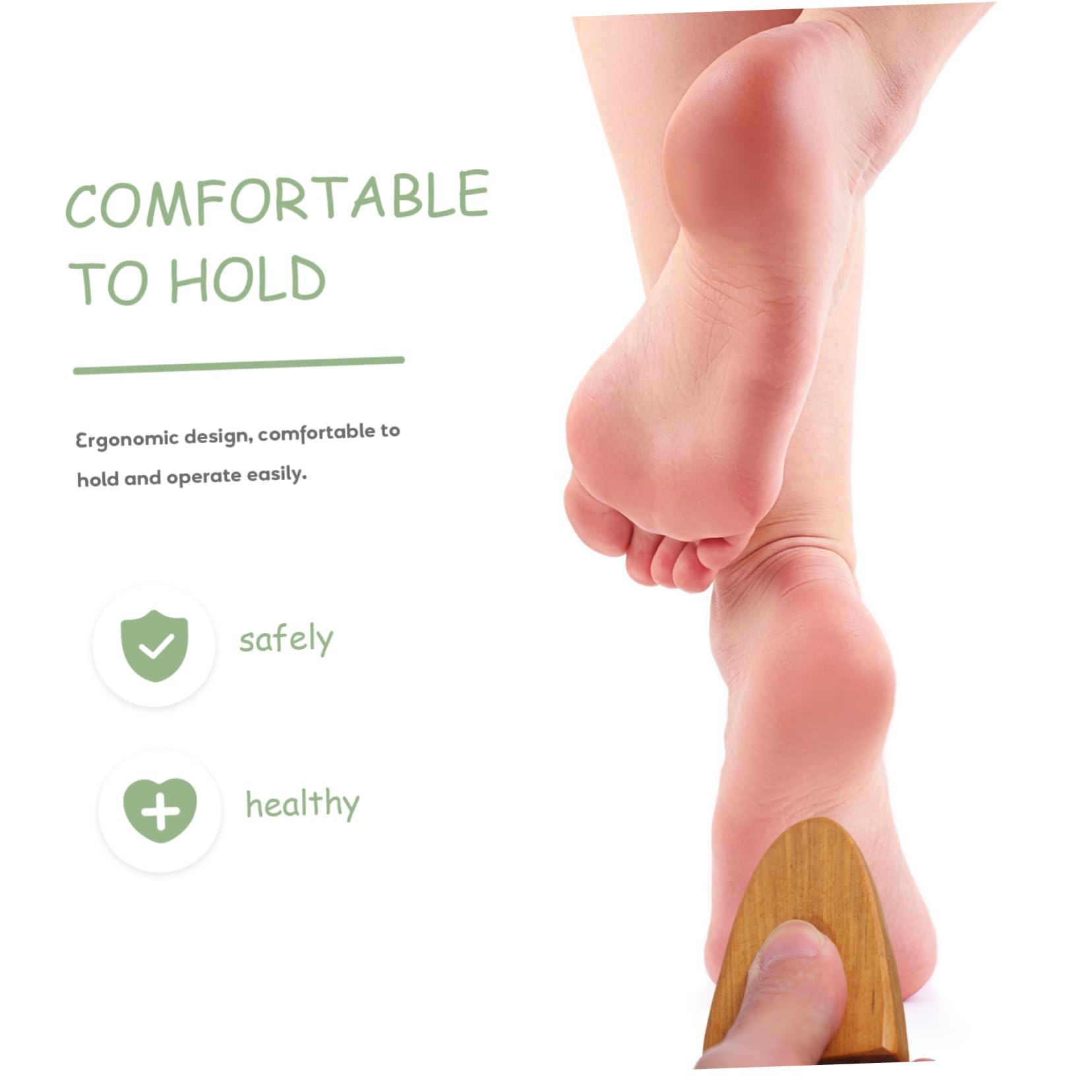 KOMBIUDA Rounded Edges Wooden Gua Sha Massager Tool Gua Sha Massage Tool Set Gua Sha Scraper Boards for Body Face Reducti