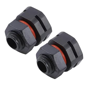 Dustproof Waterproof IP68 Breather Screw Air Vent M12x1.5 Pressure Reducing Valve, Lighting Breather Plug for Moisture and Pressure Control, 2-Pack Venting Screw for Outdoor Electrical Enclosures