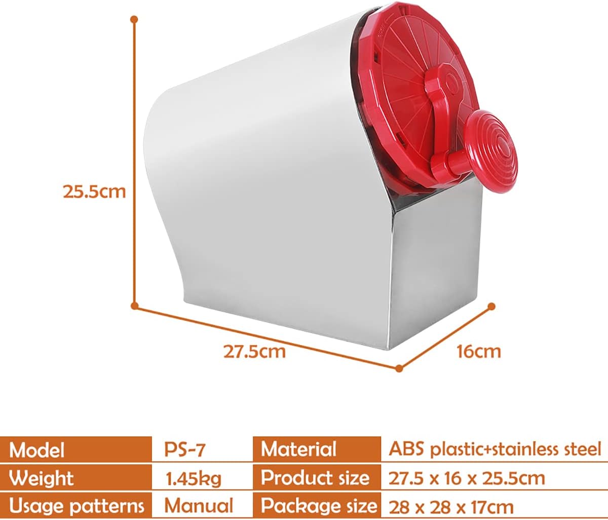 Potato Slicer, Stainless Steel Tornado Cutter for Fruits and Vegetables,for Making Tornado Chips and French Fries,User-Friendly Operation