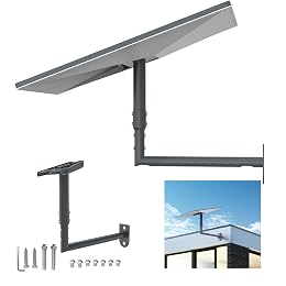 EDUP LOVE Starlink Standard 4 /4X Wall Mount, Starlink Gen 3 Mount Heavy Duty Mounting Bracket, 360° Adjustable Roof / Wall / Pole Mount, Weatherproof Star Link Gen3 Accessories (Gray)
