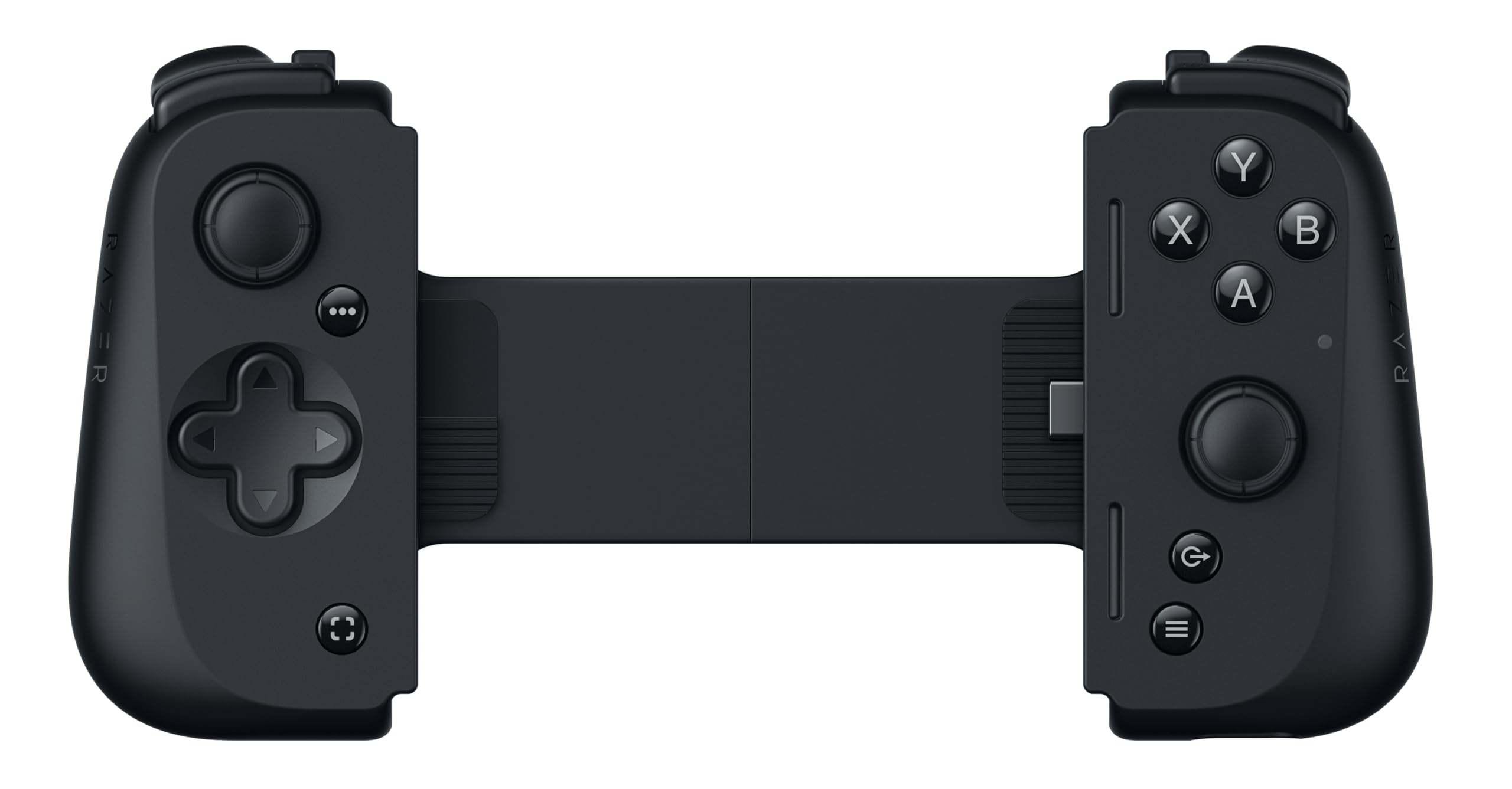 Razer Kishi V3 Pro - Mando gaming USB-C para iPhones, smartphones Android y mini tablets de hasta 8" - Plug and Play- sticks analógicos antideriva (12 botones - hápticos Sensa HD) Negro ECOLOGO