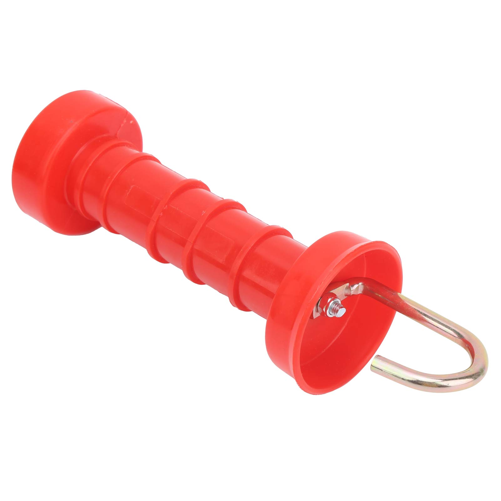 Maniglie per Cancelli per Recinzione Elettrica 10 Pezzi Rosso ABS Caldo Freddo con Isolatori 10 Pezzi Il Prodotto in Tessuto ABS Ha Isolatori per Recinzione Elettrica