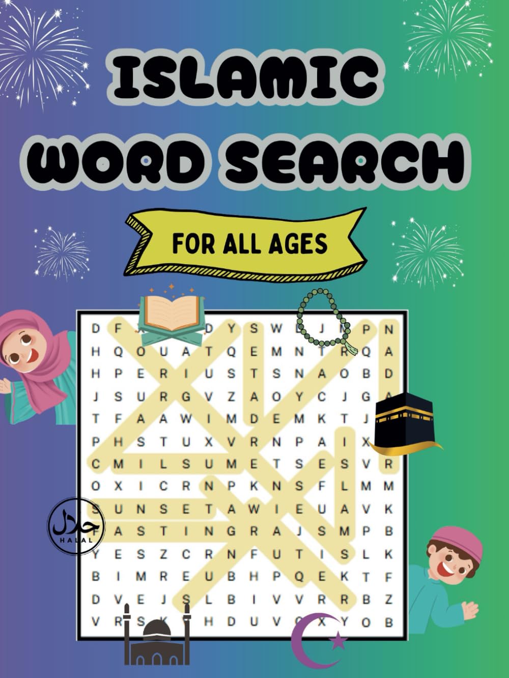 An Islamic Word Search Book for All Ages: 101 Fun and Educational Puzzles to enhance your understanding on Islam.
