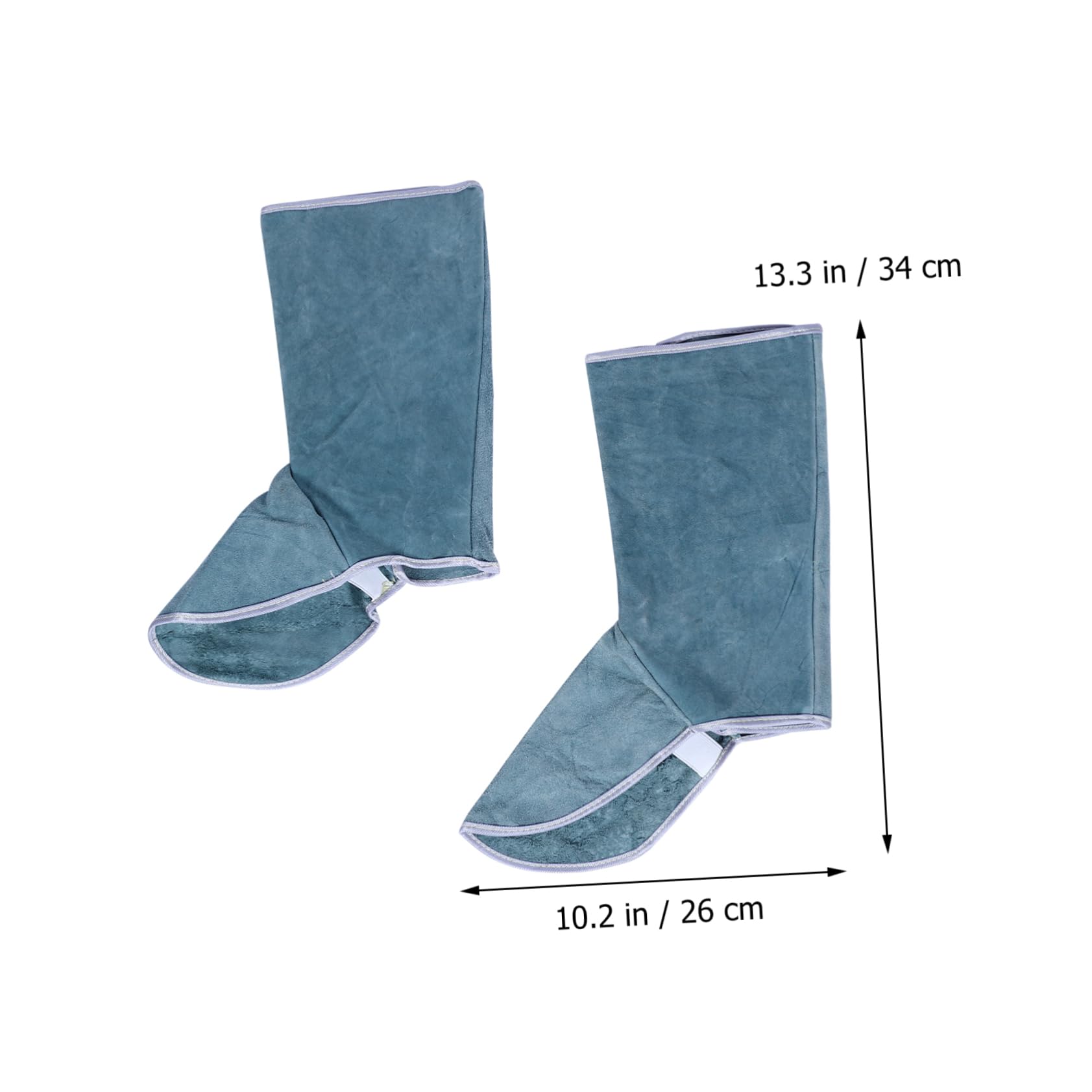 IWOWHERO 1 Pair Welding Foot Cover Foot Cover Shoes Shoe Protectors Welding Anti-scalding Foot Cover Welding Protective Cover Welding Foot Covers Welding Feet Covers Abrasion Blue Cowhide