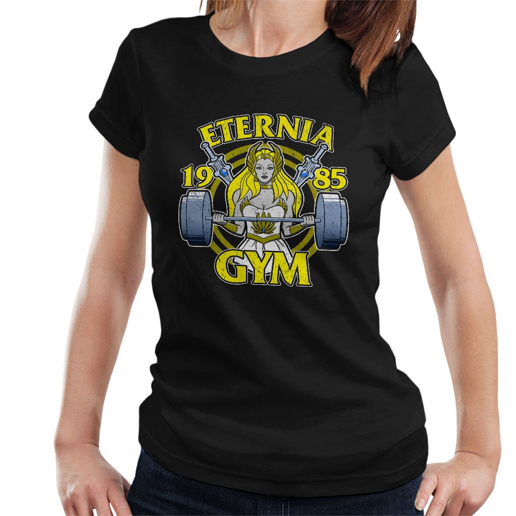 She Ra Eternia Gym Women's T-Shirt Black