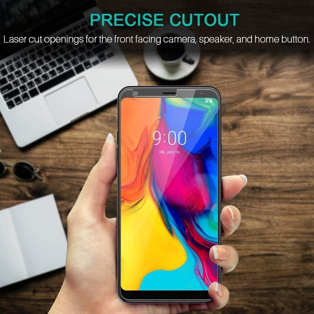 LK [3 Pack] Screen Protector for LG Stylo 5 Tempered Glass 9H Hardness Case Friendly HD Clear Film Bubble Free