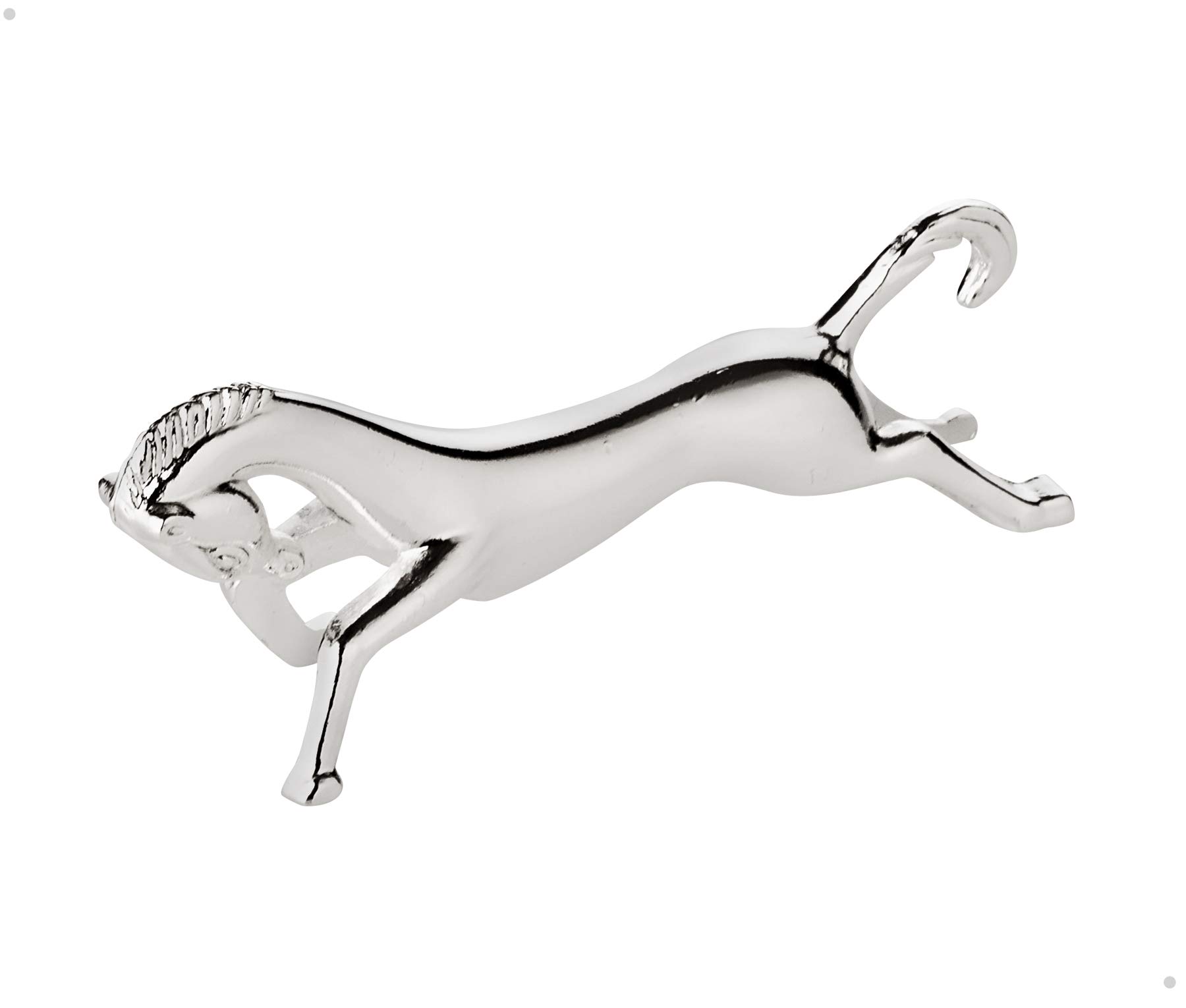 Edzard Silver Set Of 6 Knife Rest Horse, Length 3,1 In, Plated, Tarnish Protected