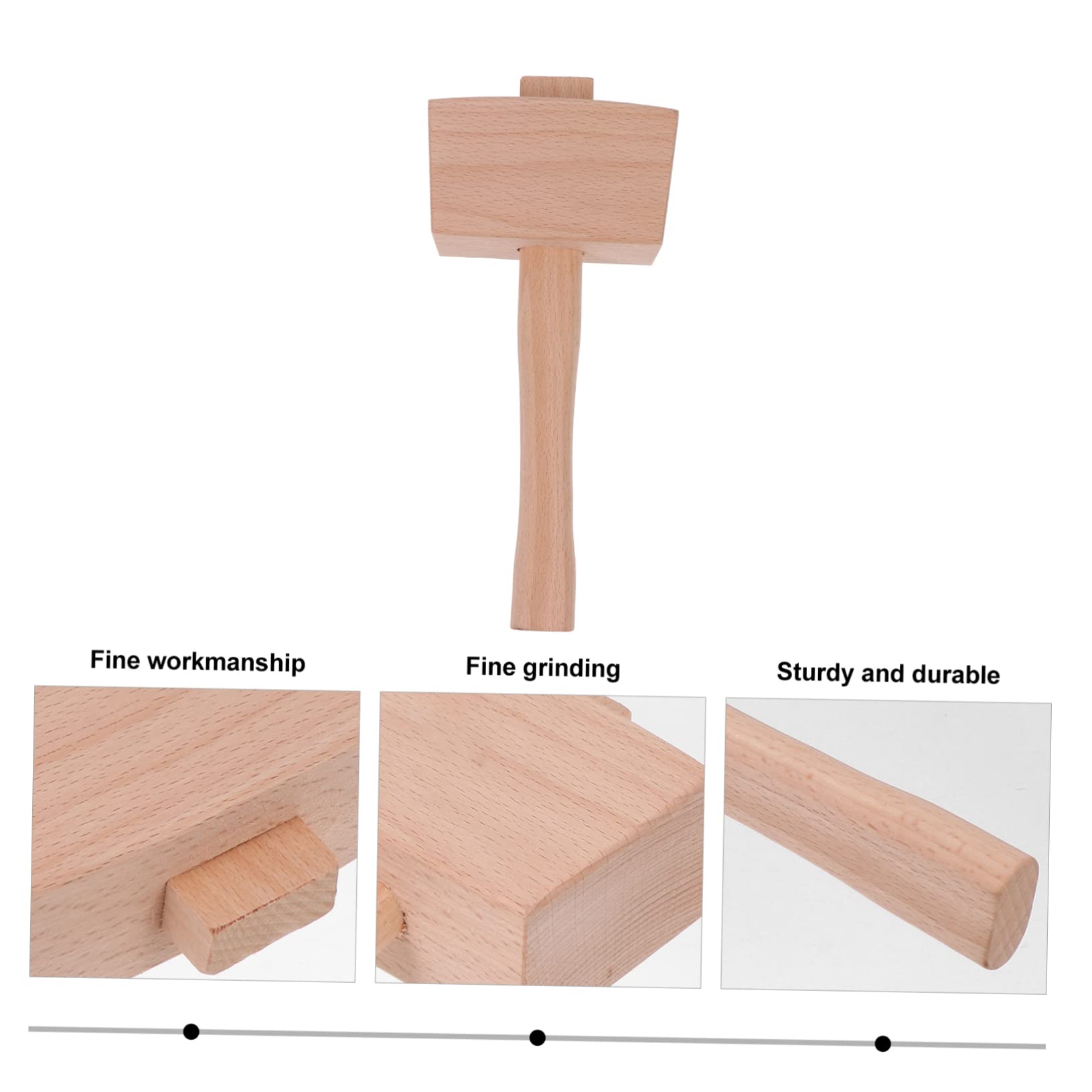FUNOMOCYA 1Pc Ice Mallet Ice Crushing Tool for Cocktails and Beverages Hammer for Bar Use for Ice Crushing and Mixing