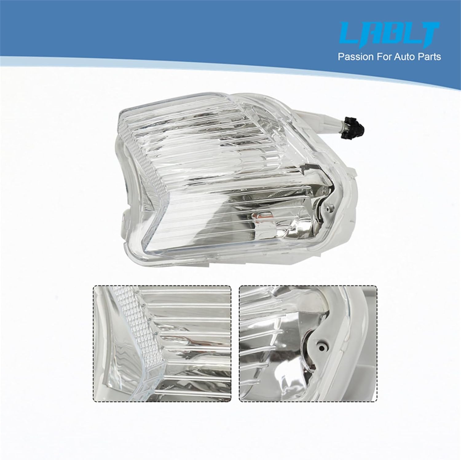 LABLT Front Bumper Fog Lights Replacement for 2017 2018 Escape Kuga Lamp+Cover LH Left Side