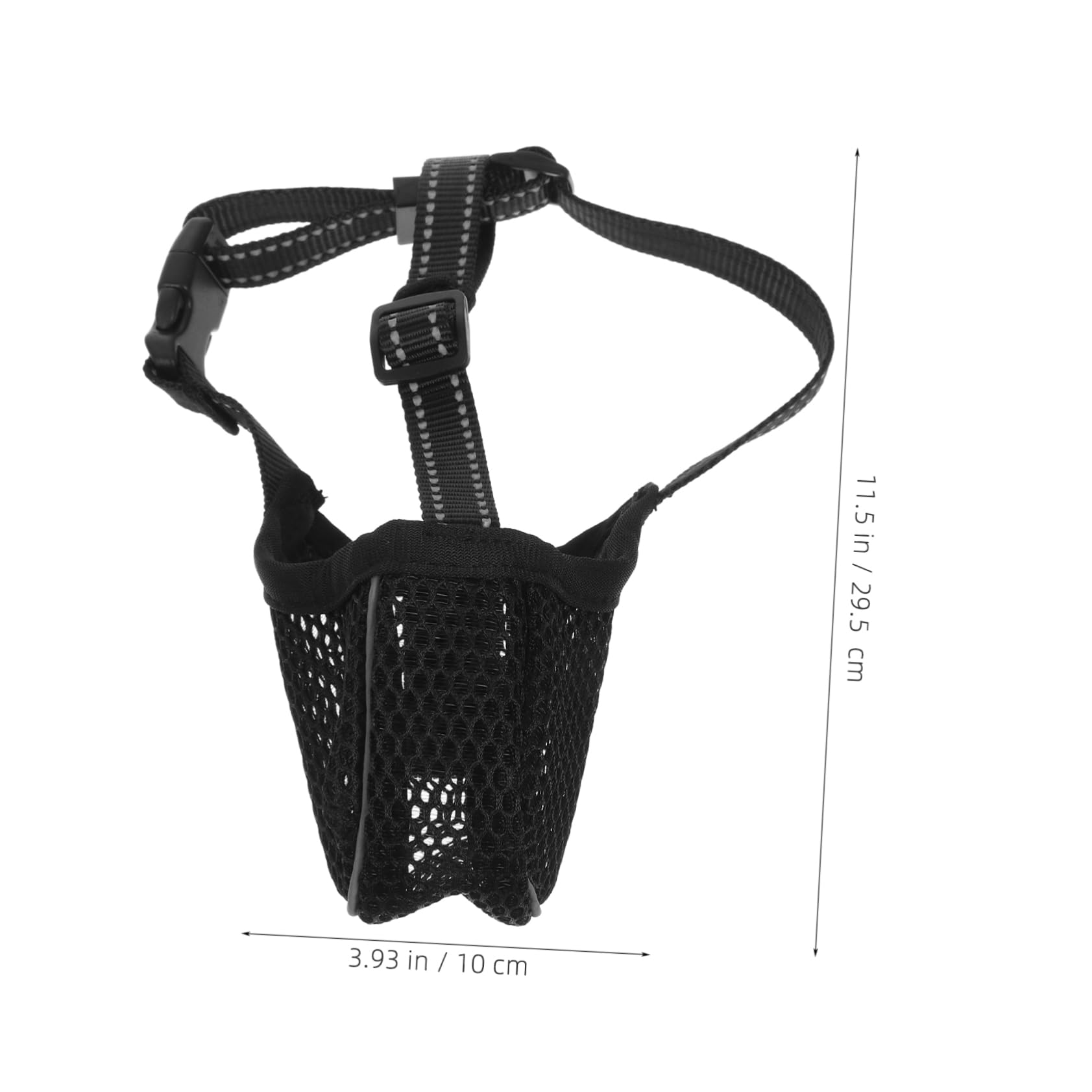 ibasenice Breathable Mesh Dog Muzzle Adjustable Pet Mask for Large Dogs Prevents Biting and Chewing Easy to and Durable Muzzle for Everyday Use