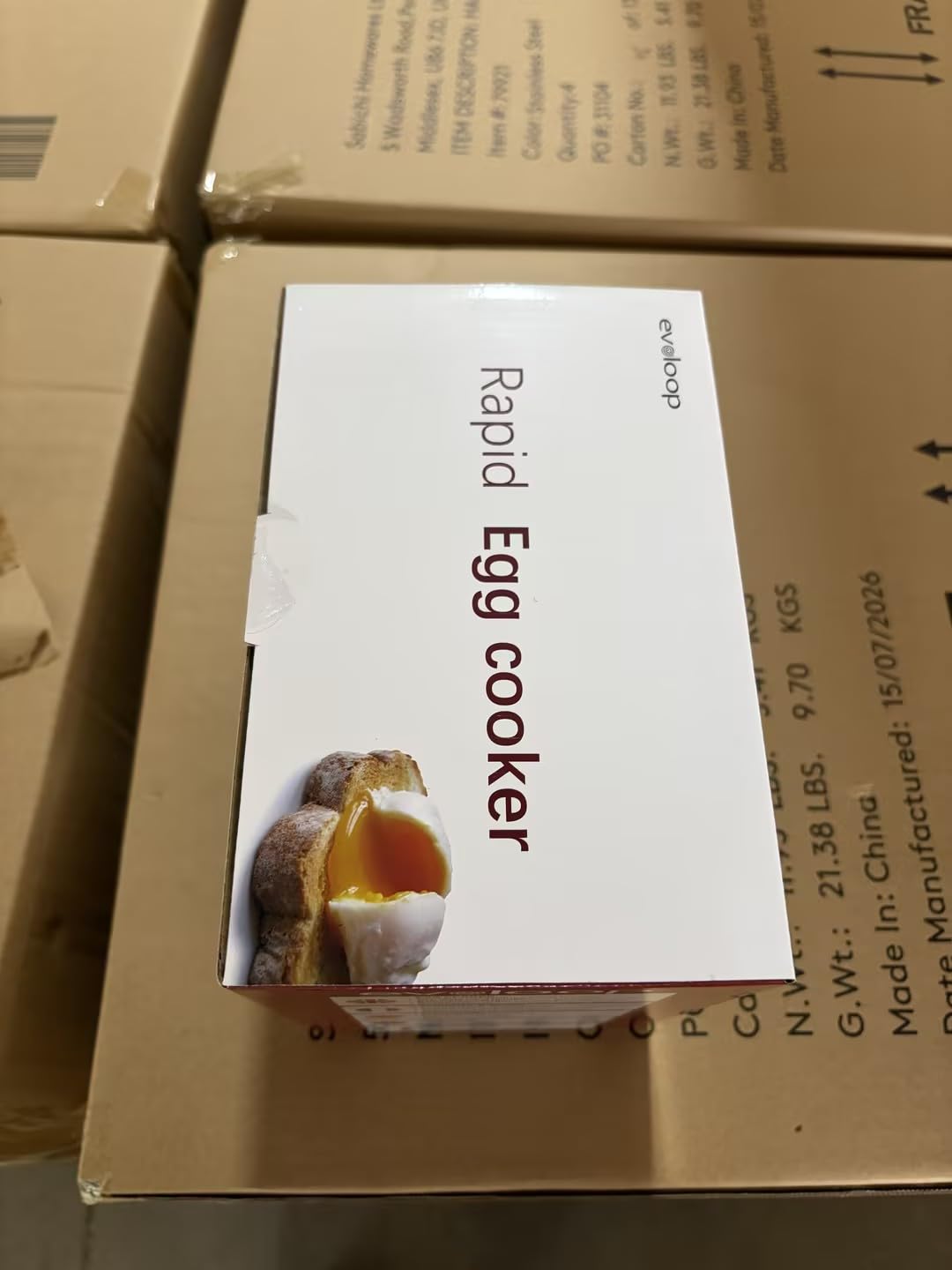 Eierkocher Edelstahl für 1 bis 6 Eier