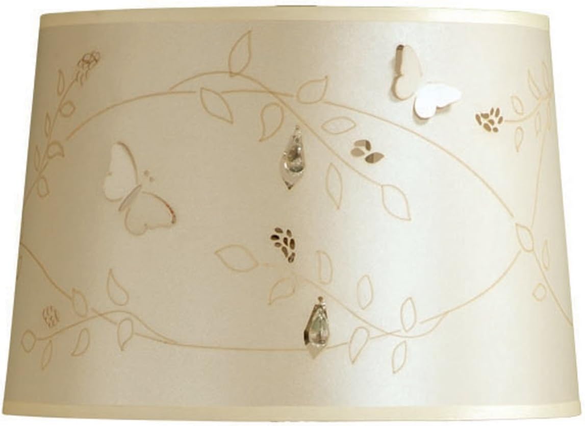 Laura Ashley Lighting SLD132 Belle Lamp Shade, Cream Lampshades