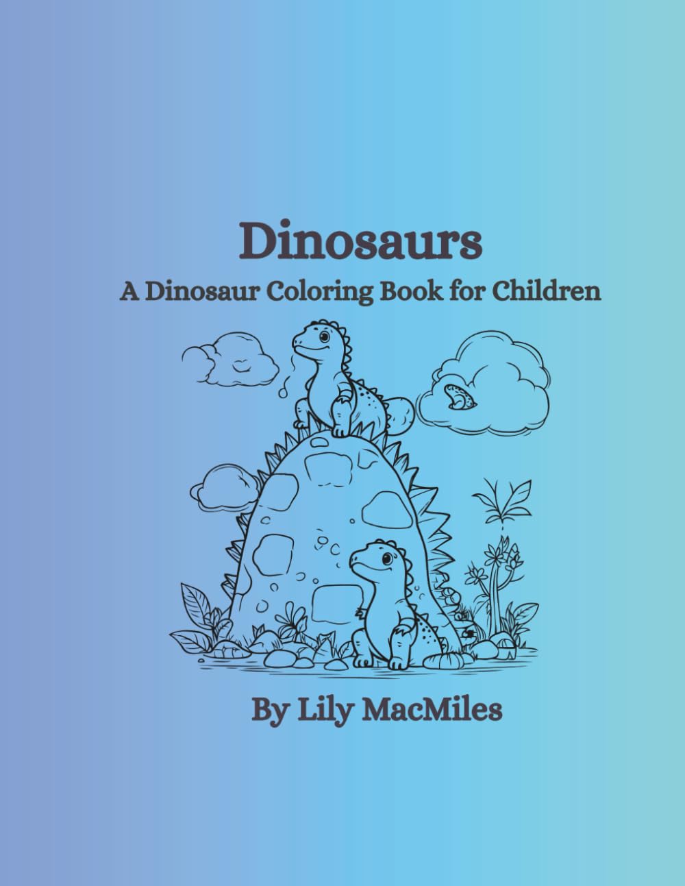Dinosaurs: A Dinosaur Coloring Book for Children
