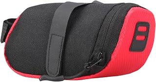 Hard Shell Bicycles Saddles Mount Bag for Bikes Rear Rack, Red