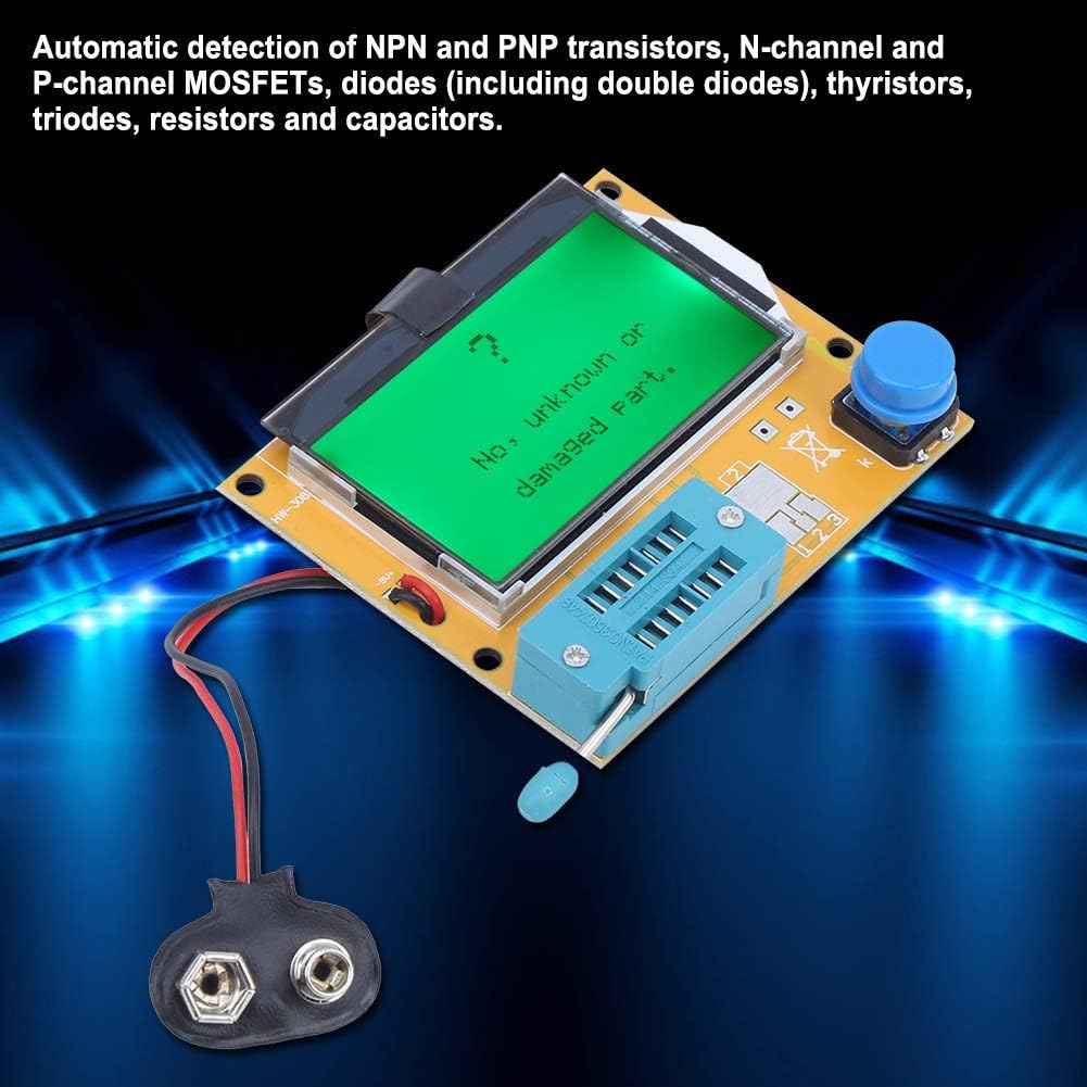 Meter Transistor Tester Graphical Capacitance Checker LCRT4 Test Meters for Electronic Component Detection