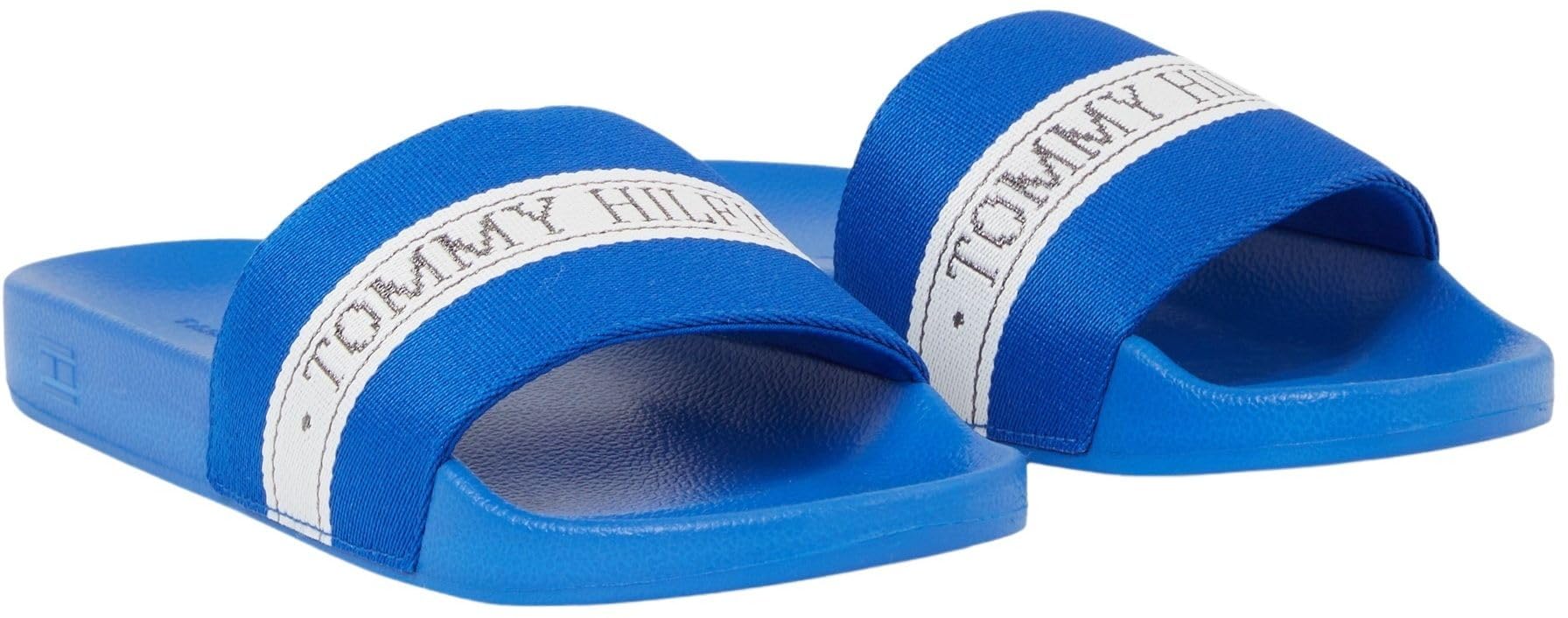 Tommy Hilfiger Pool Slide, Blue, 6.5