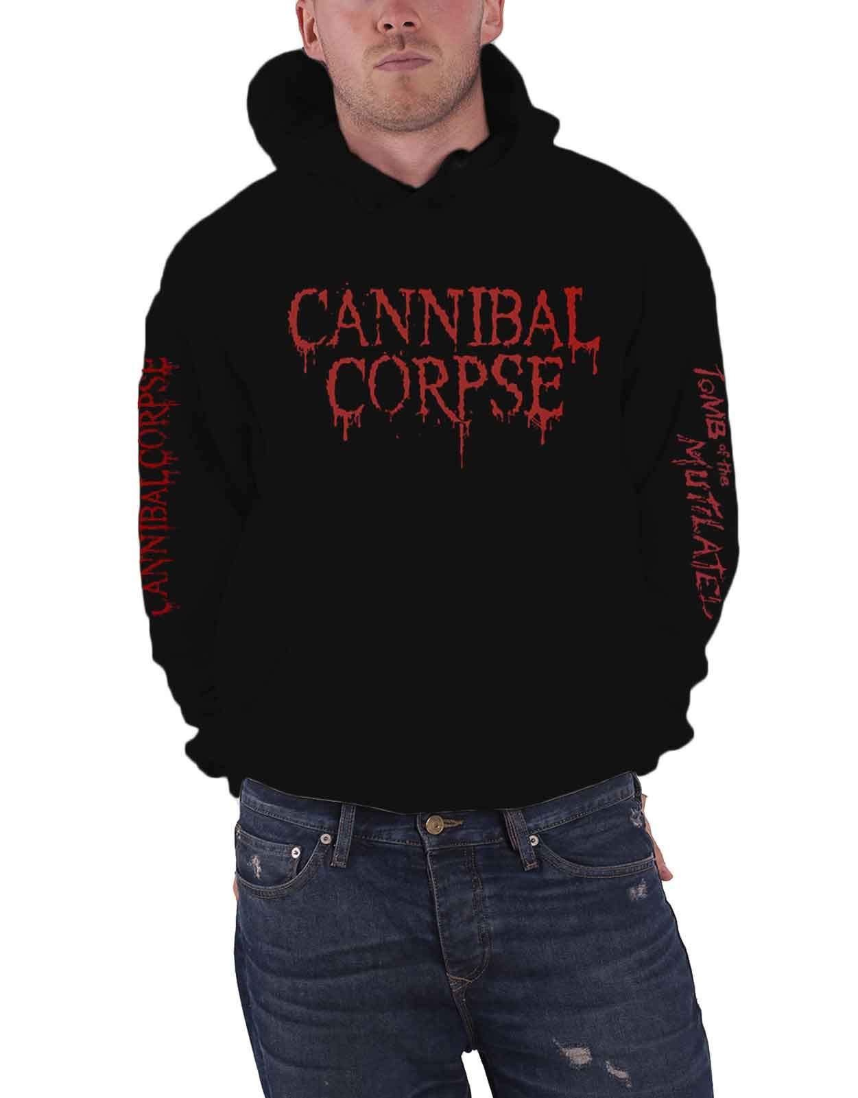 Cannibal Corpse Hoodie Tomb of The Mutilated 2019 Official Mens Black Pullover S
