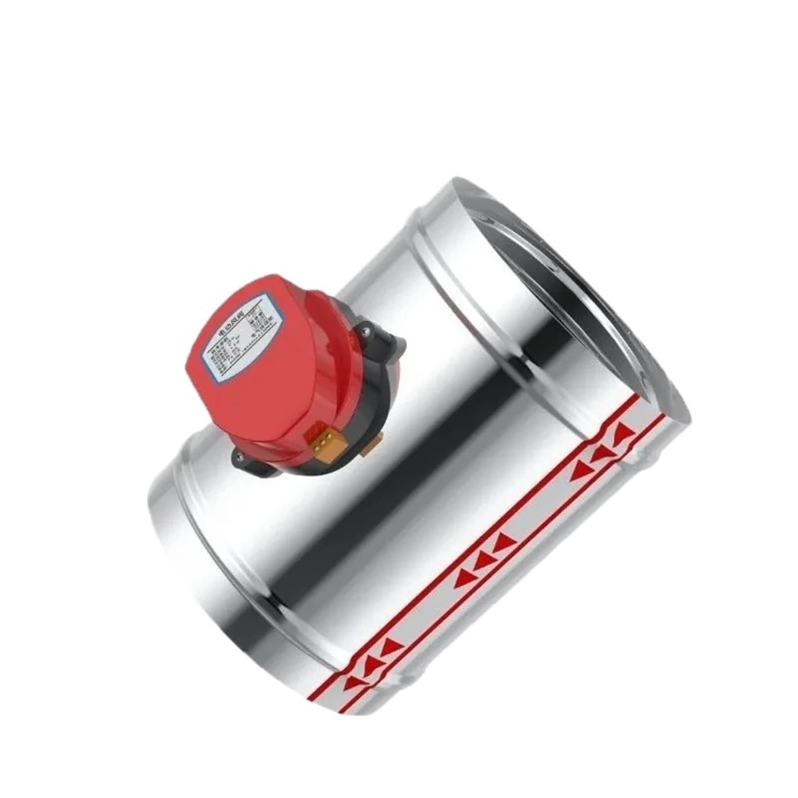Registre de ventilation motorisé en inox OD 51mm et sa valve d'amortisseur de conduit d'air électrique