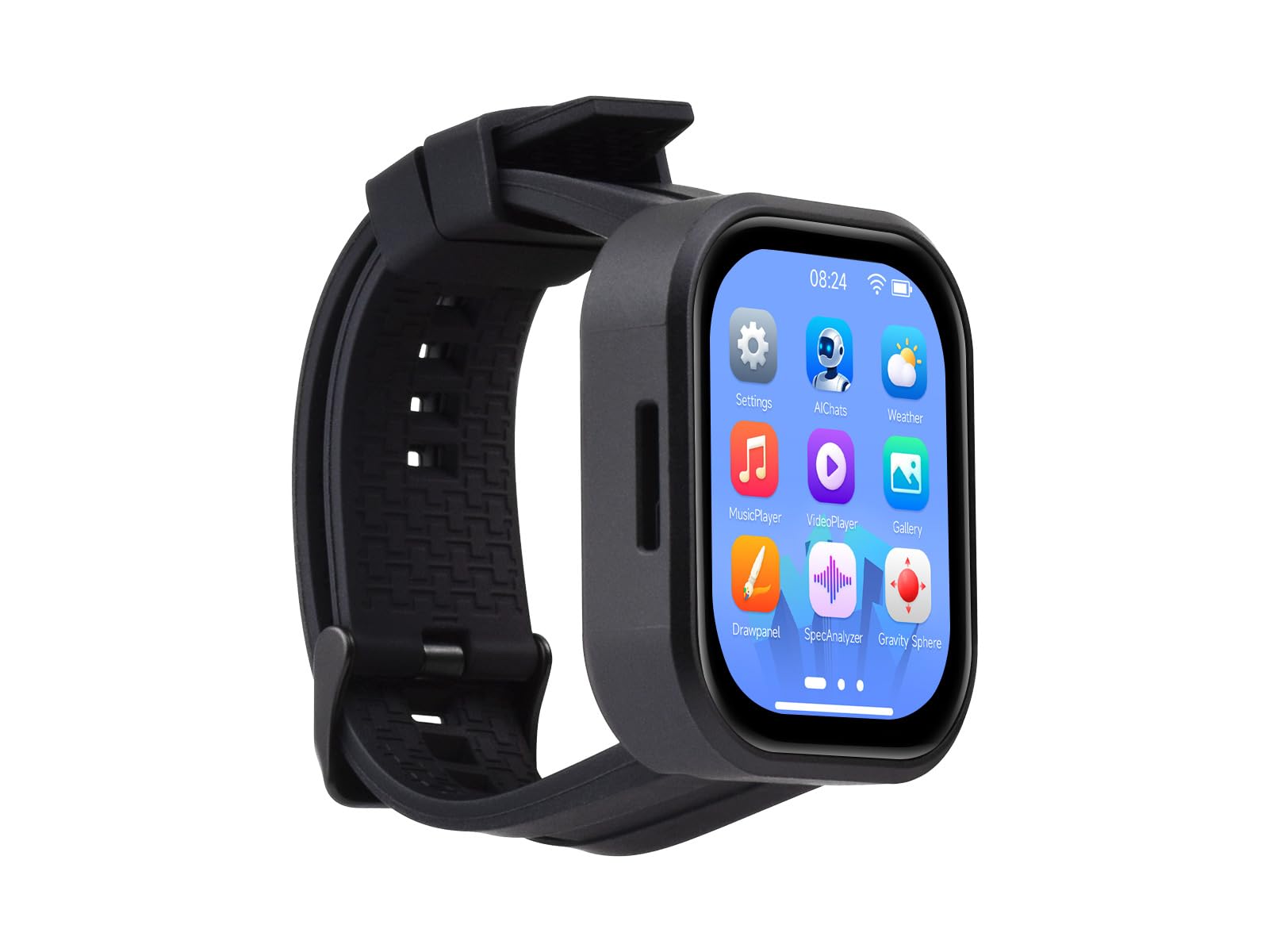 Waveshare ESP32-S3 2.06inch AMOLED Touch Watch Development Board, 32-Bit LX7 2-Core Processor, 410x502 Pixel, QSPI Interface, Onboard 2 Digital Microphones Array, ESP32 with Display(Without Batt)