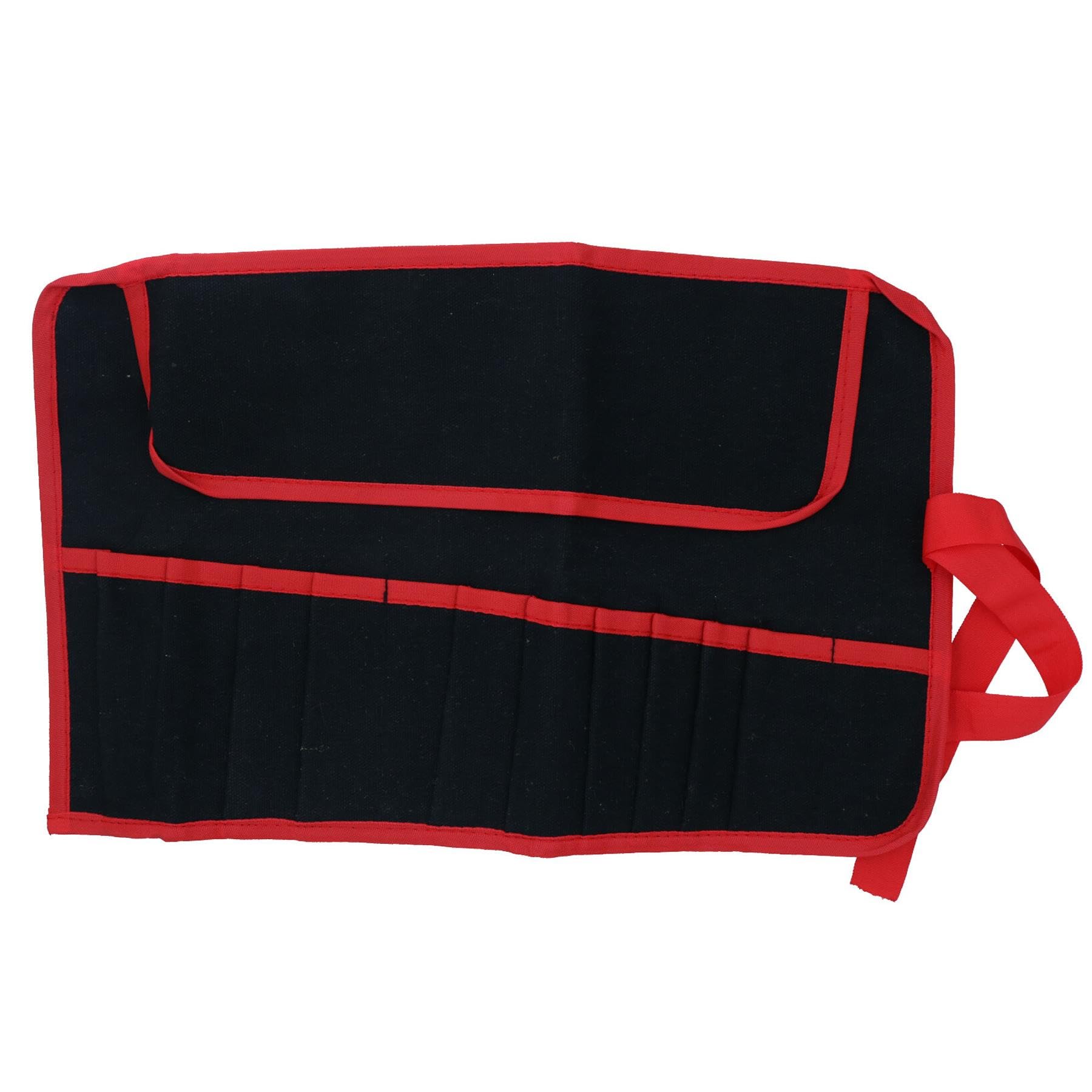 Ab Tools Green Toolzone 12 Pocket Canvas Tool Roll Storage Wallet Bag