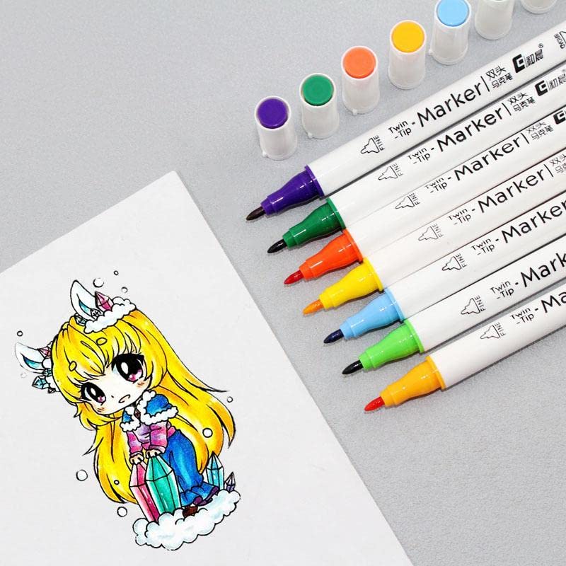 Valkyrie 24 Adet Slim Marker Kalem Seti