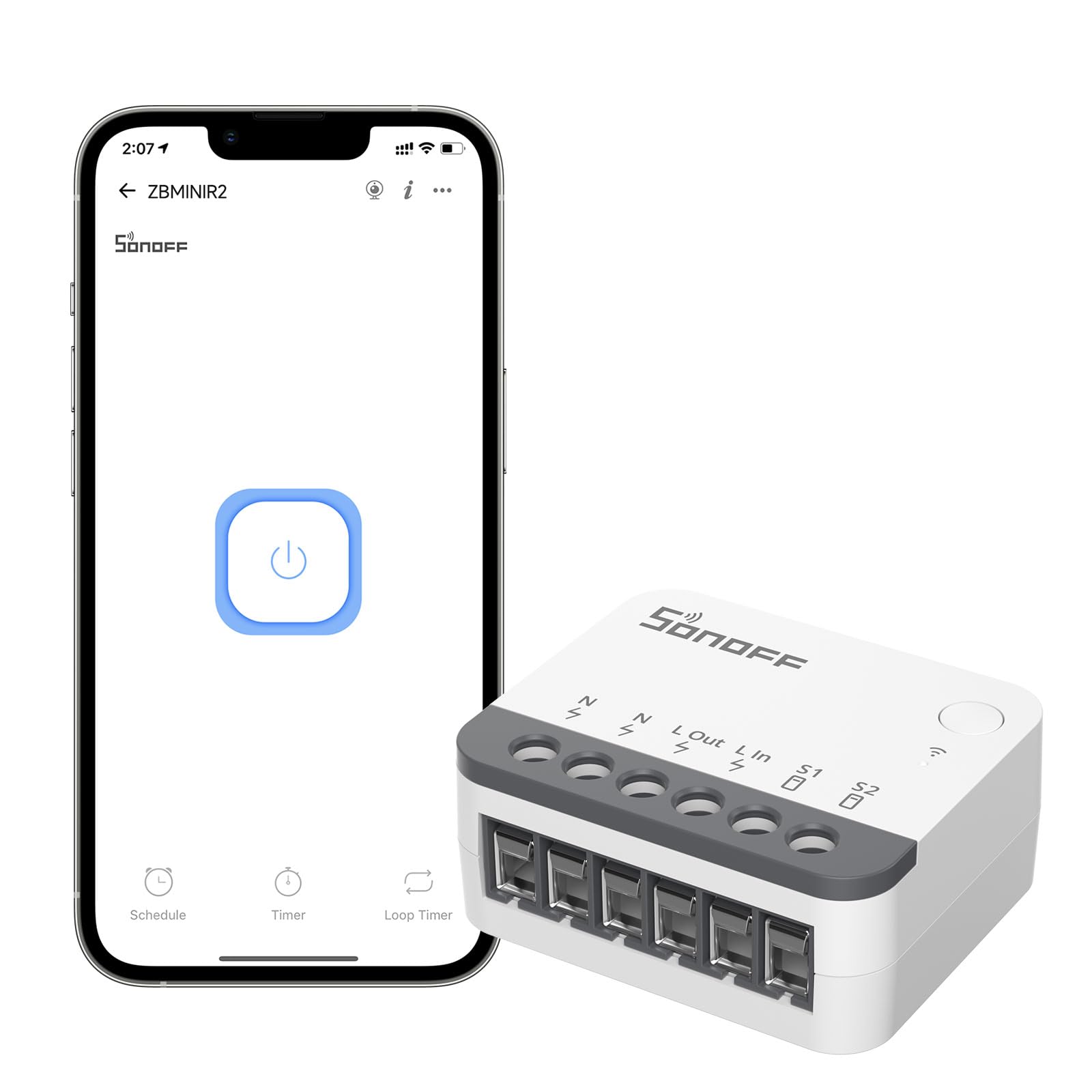Interruttore Smart SONOFF ZBMINIR2 Zigbee - Controllo APP, Compatibile Con Alexa, Google Home - Foto 6