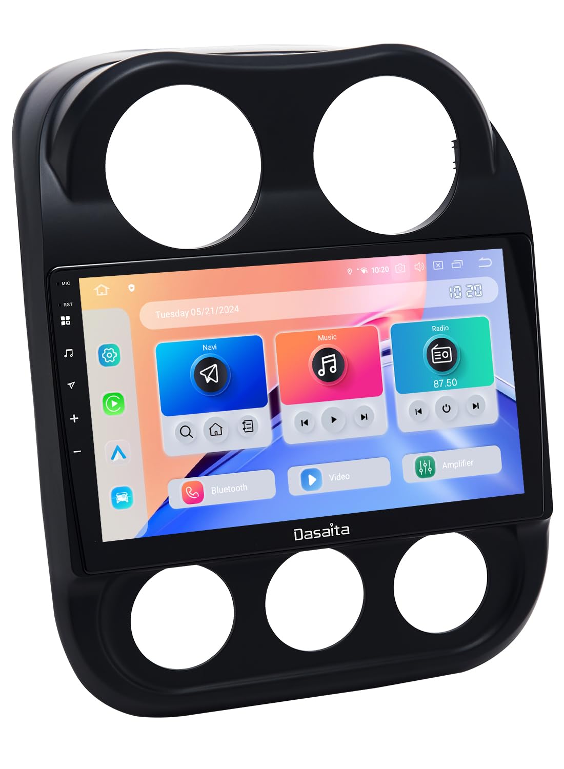 Dasaita G12 Head Unit for Jeep Compass 2009-2016 Upgrade, 10.2" Touch Screen, Wireless Carplay, Android Auto, Plug and Play Kit, Built-in 4G LTE Cellular, 6G RAM 64G ROM-image-43