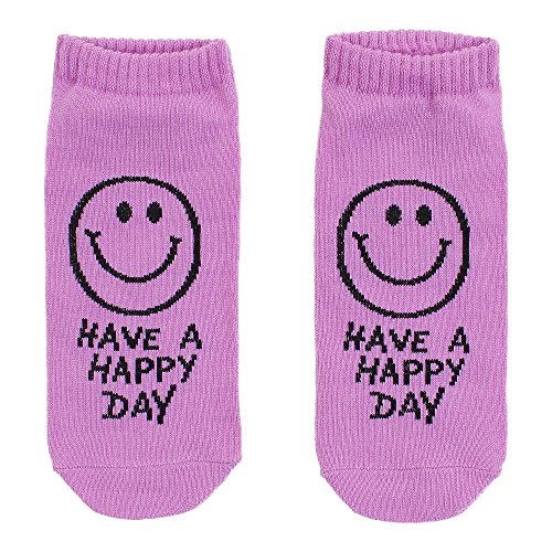 HAVE A HAPPY DAYアンクルソックス/パステルパープル