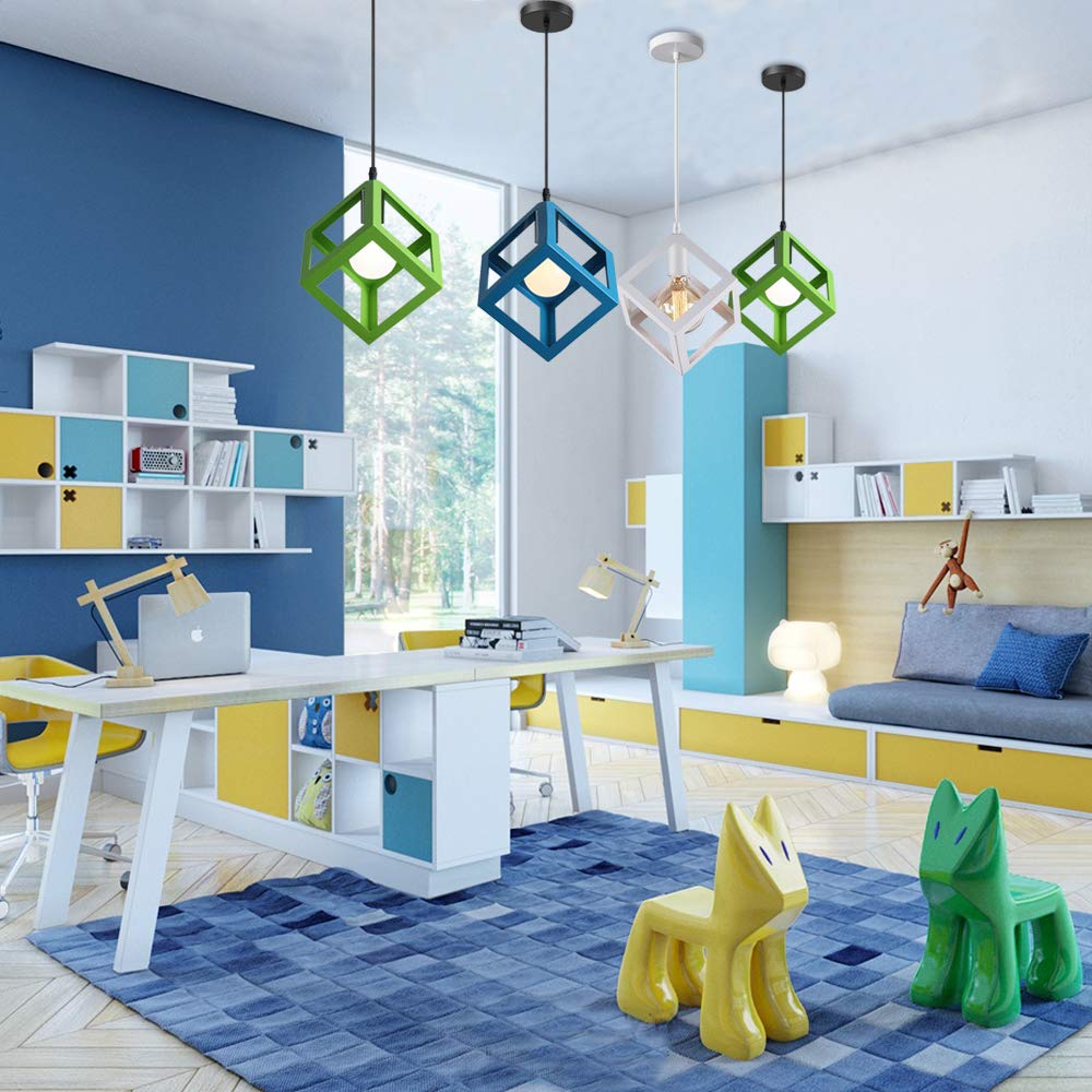 Lámpara Colgante De Tela E27 - Diseño Moderno, Tulipa Gris, Para Habitación, Comedor, Dormitorio, 60W Max