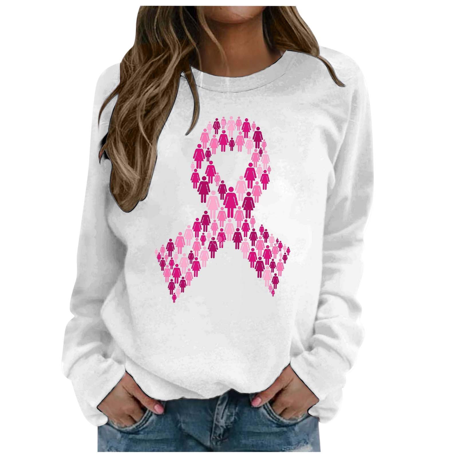 Sweat femme ruban rose idéal pour les campagnes de sensibilisation - 5