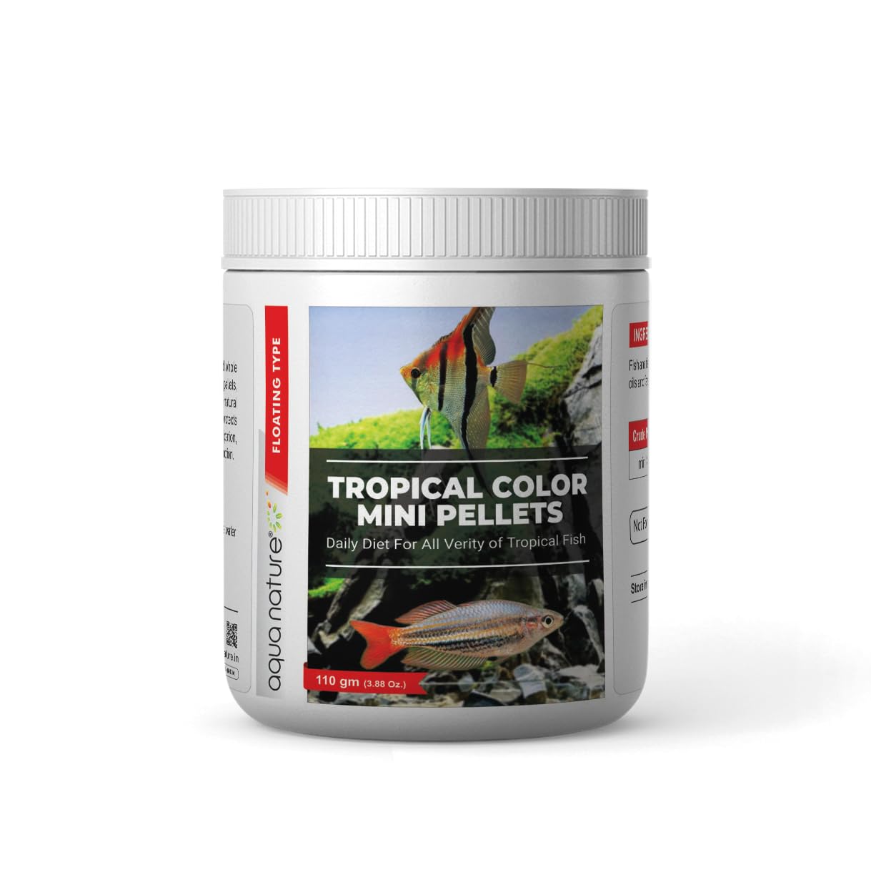AquaNature Tropical Color Mini Pellets Daily Diet for All Verity of Tropical Fish (110g) (B0CB8L8ZFL) Amazon Price History, Amazon Price Tracker