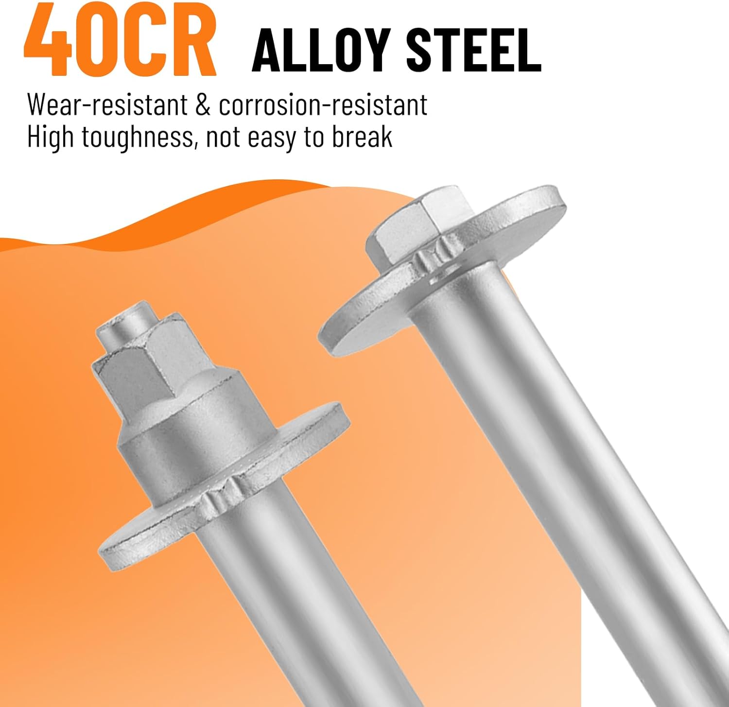 2 Set Lower Control Arm Cam Bolts Kit Compatible with Toyota Tundra Sequoia 2000-2007, Front Alignment Camber Toe Adjustment Bolts, Replacement for 4840934030 4840934020