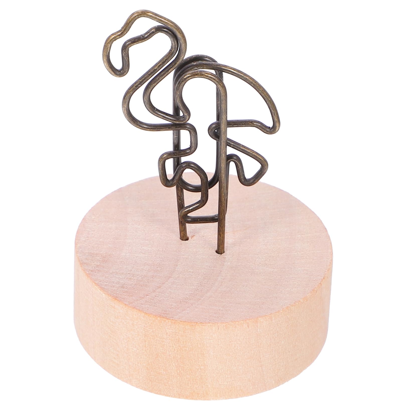 jojofuny Decorative Base Memo Clip Stand Vintage Photo Holder for Table Display for Menu Cards Weddings Birthdays and Home Decor
