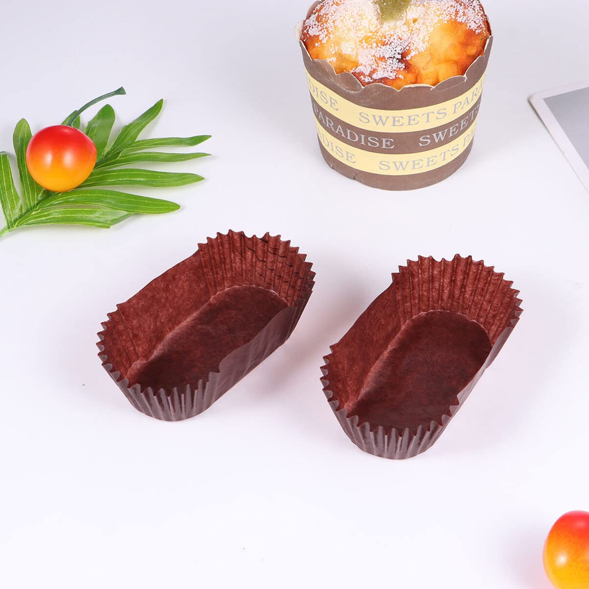 1000 pirottini ovali di carta per torte, sicuri, a prova di grasso, a forma di barca, per pane, muffin, torte, muffin, cupcake