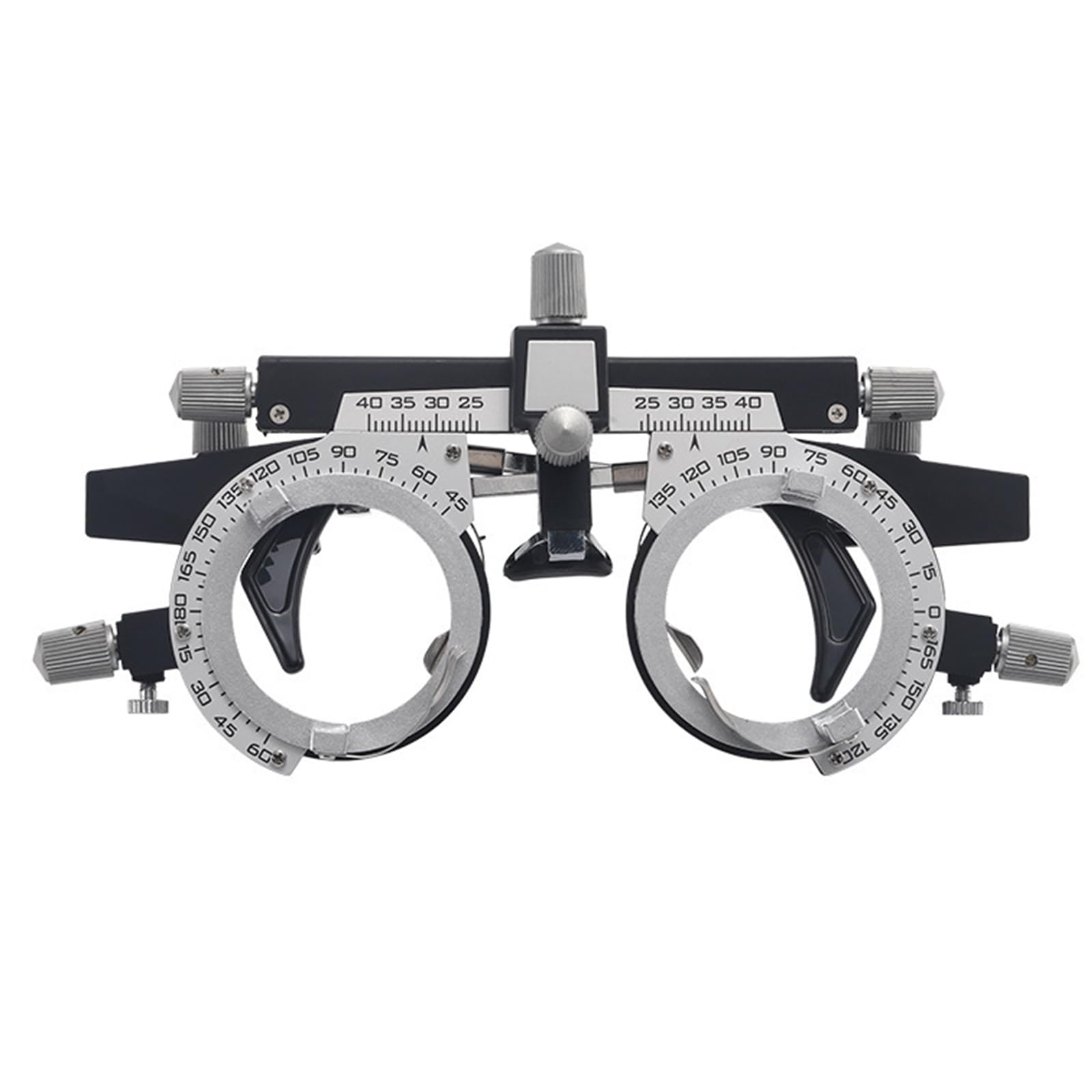 Montura óptica Profesional Ajustable, Montura para Gafas de Examen Visual, con perillas de Ajuste para la Distancia interpupilar, la inclinación de la patilla y la Altura de la plaqueta Nasal