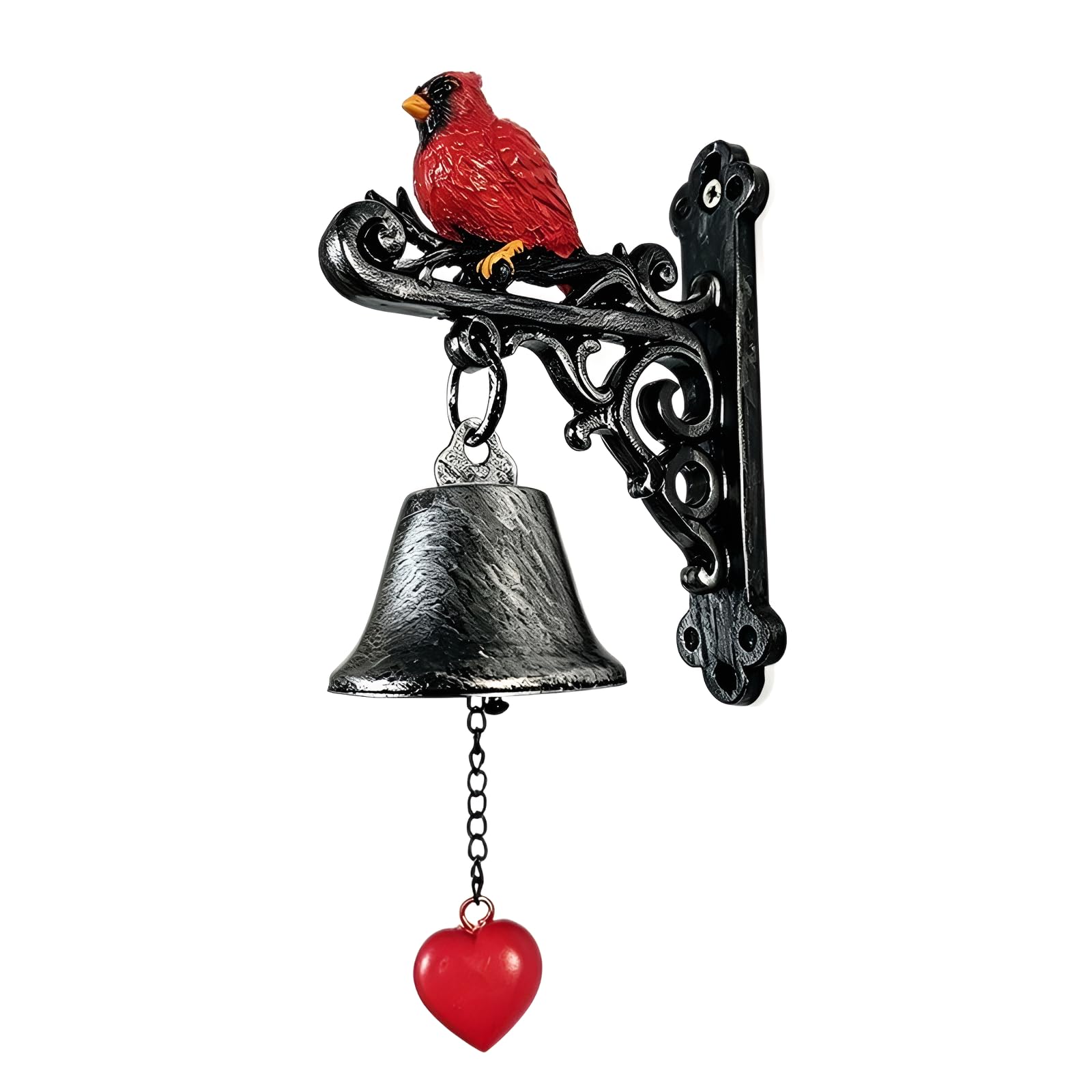 Wall Mounted Doorbell Metal Vintage Design Cast Iron Bell Rural Style Handmade Retro Doorbell Entrance Door