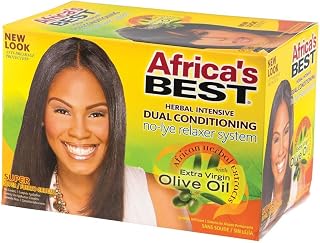 Africa's BEST No-Lye dual conditioning relaxer system super