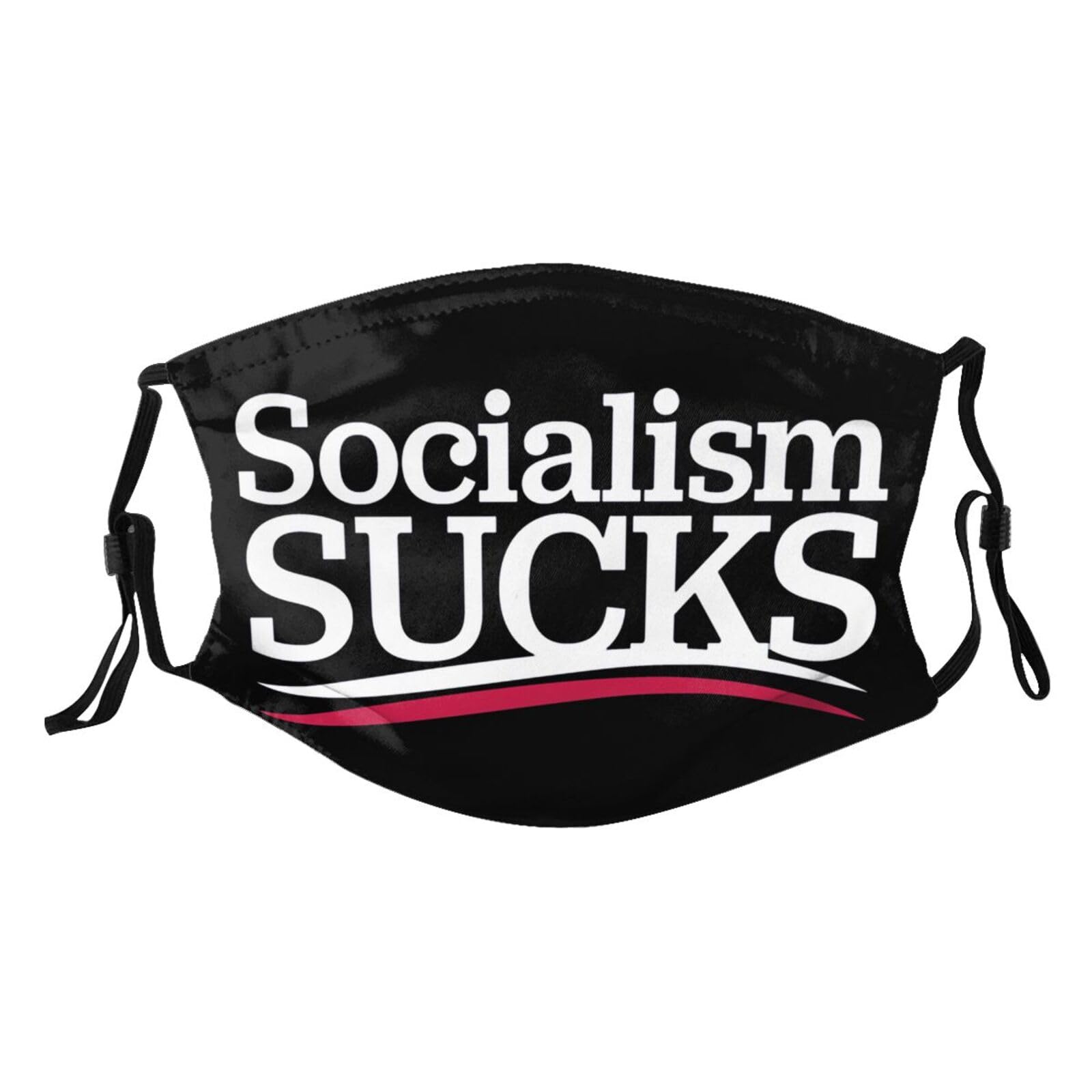 Socialism Sucks Adult Dust Mask Adjustable Dust Face with 2 Filter15