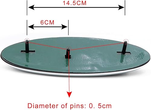 Miniatura 3 de Emblema ovalado de 9 pulgadas de aluminio ABS para parrilla delantera de coche, para parrilla y maletero, 4L34-15402A-CA, color negro y plateado
