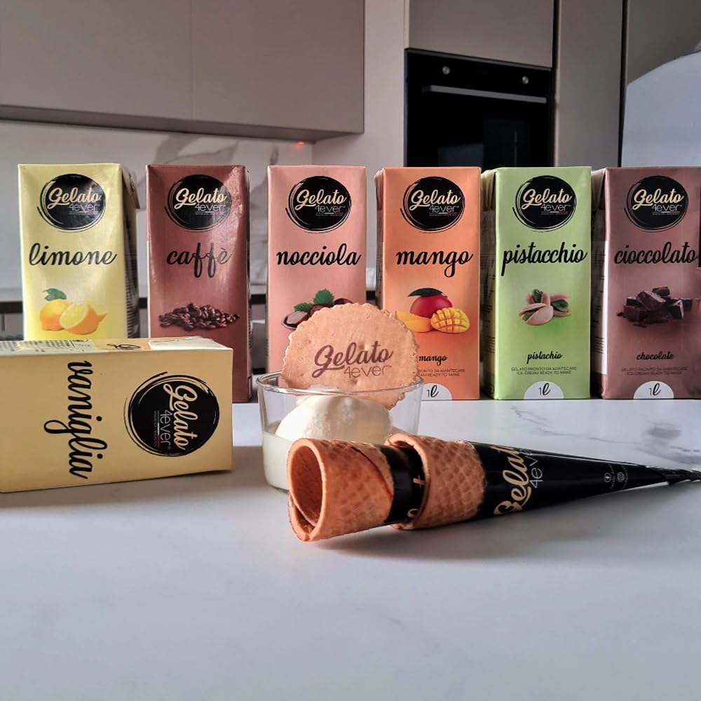 Gelato 4ever - Helado listo para mantecar - Gelato italiano UHT (Avellana) - 5