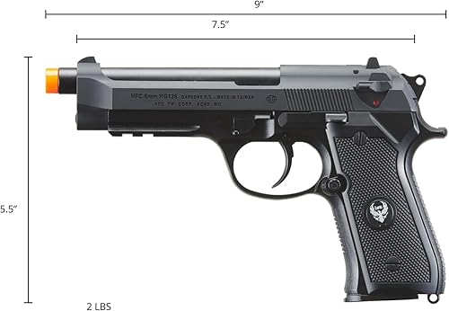 Miniatura 5 de HFC Steel Beretta M9 300 FPS Pistola de Airsoft de gas verde