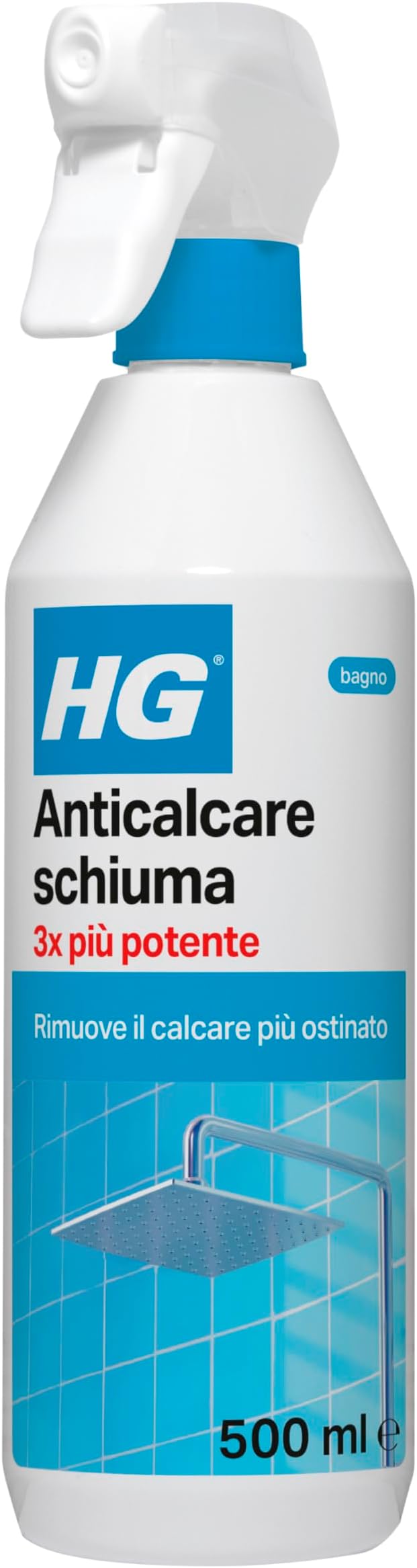 HG - Limpiador antical en espuma 3 veces más potente, 500 ml