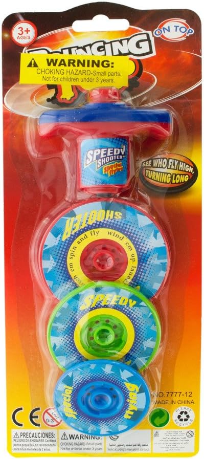 3 Layer Bouncing Top Spinner Toy (PACK OF 12)