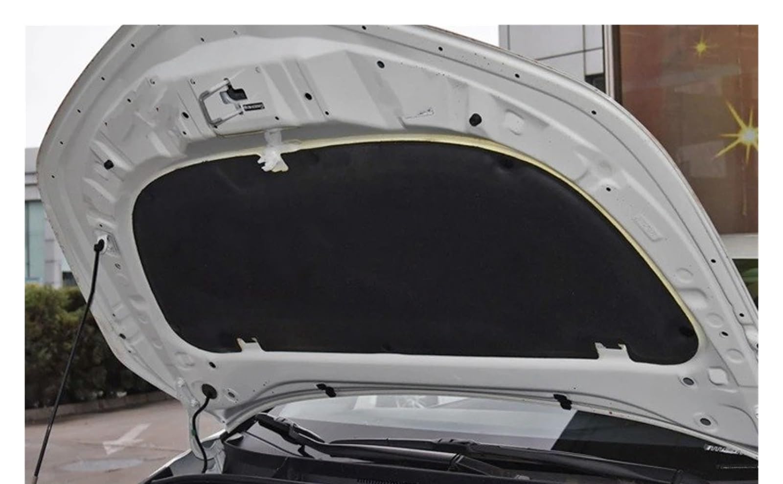 Lhdktee 2019-2021 A Car Heat Sound Insulation Cotton Front Hood Engine Firewall Mat Pad Cover For Toyota For Corolla For Sedan 2007 - 2009 2010 2011 2012 2013 2018 2021 Engine Insulation Pad