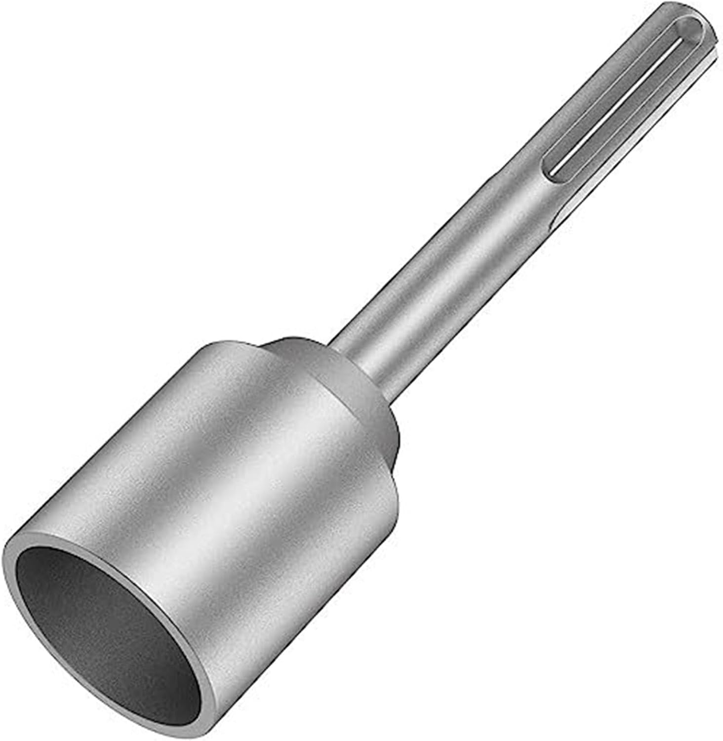 SDS Max Ground Rod Driver, Inner Diameter 1.18 Inch Heavy Duty Steel Drill Bit Driver, Wear Resistant Wide Compatibility Ground Rod Bits Socket for Rotary Hammer Drill Grounding Rods, 2pcs