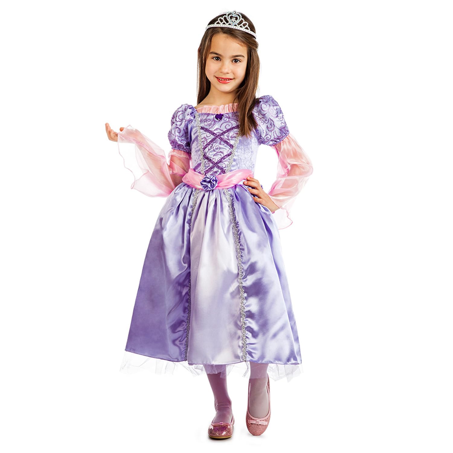 Boland 82334 Children's Princess Victoria Costume, Unisex Kids, Multicoloured, 7-9 Years