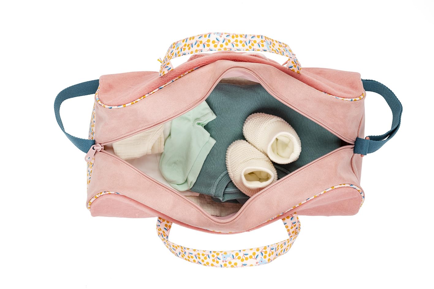 Lilliputiens - Sac Week-End - Sac de Voyage - avec Fermeture Eclair - Bandoulière Réglable - Original & Facile à Transporter - Rose - 45 x 23 x 25 cm - Dès 2 Ans - 84491