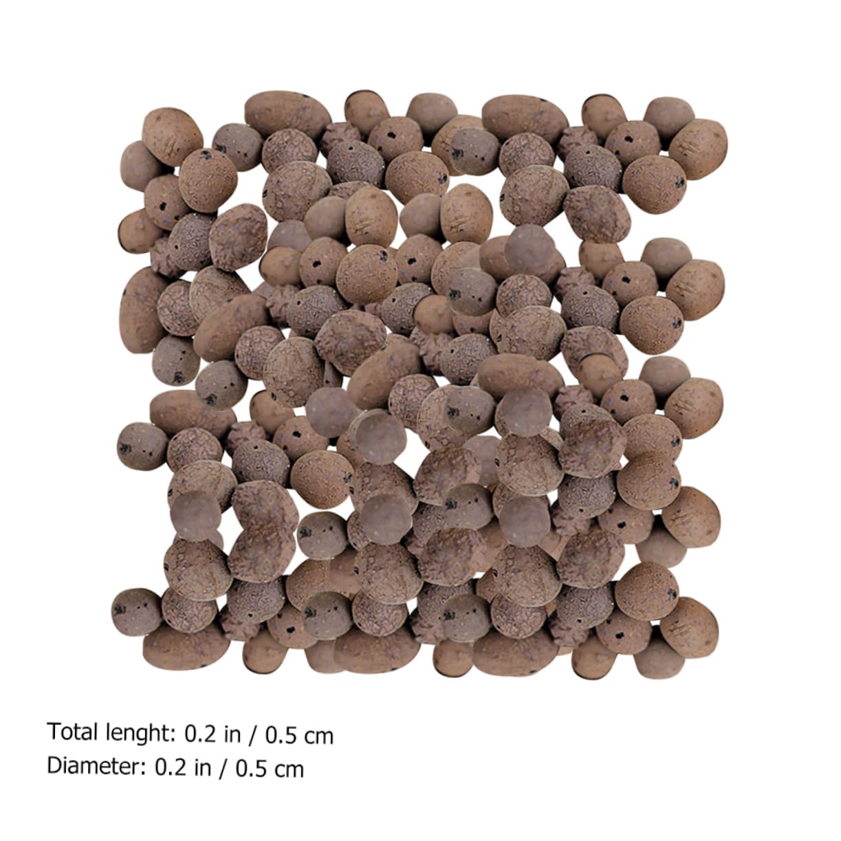 Blähton 1kg Coffee Ton, Atmungsaktives Granulat für Blumentöpfe