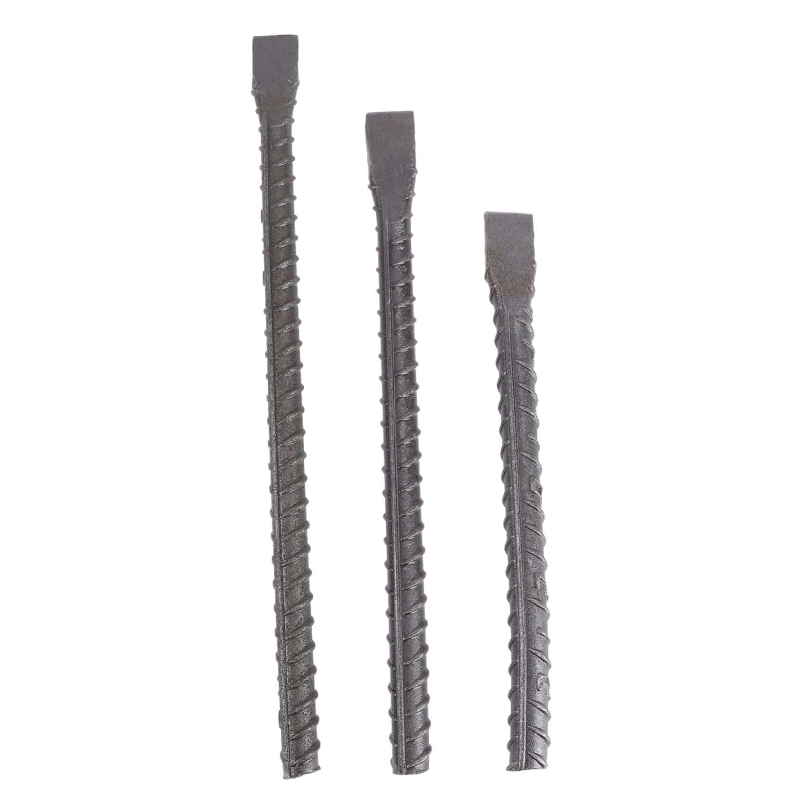 IWOWHERO 3pcs Thread Design Concrete Masonry (flat) Carving Tools for Concrete of Material Excavation Demolition Tools