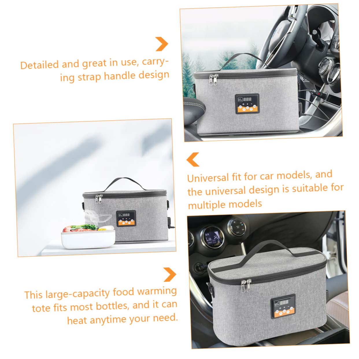 Chauffe-biberon de Voiture Portable 8l en Toile Oxford